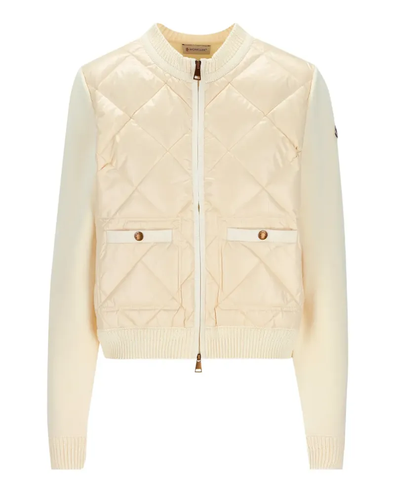 Moncler Wattierter Cardigan - Nude Nude