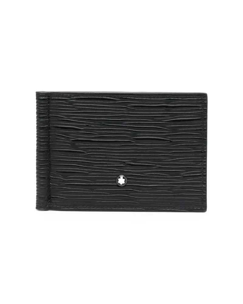 Montblanc Kartenetui mit Klappe - Schwarz Schwarz