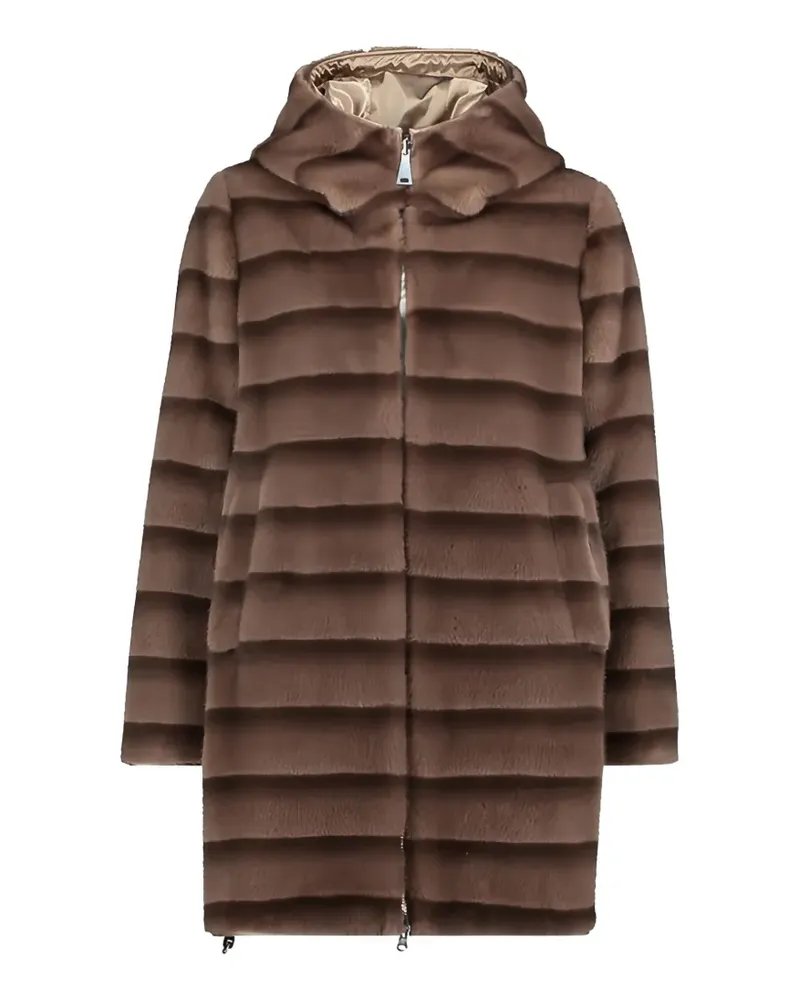 Betty Barclay reversible faux-fur coat - Braun Braun