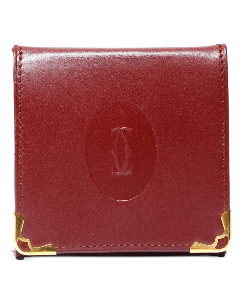 Cartier 1986 Must Line embossed purse - Rot Rot