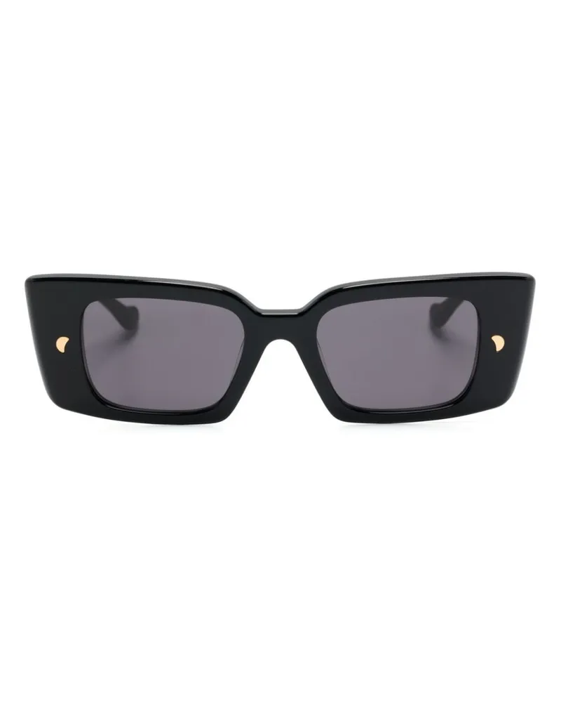 Nanushka Carmel Sonnenbrille mit eckigem Gestell - Schwarz Schwarz