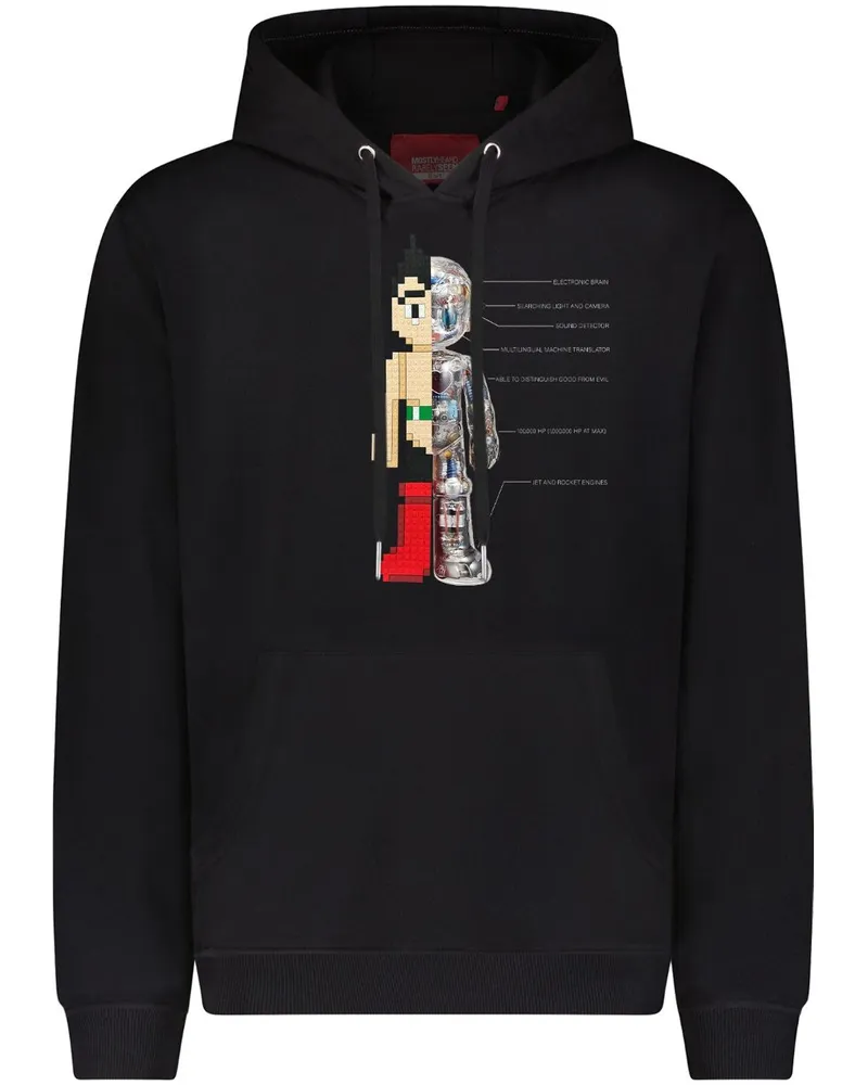 Mostly Heard Rarely Seen Astro Interior Hoodie - Schwarz Schwarz