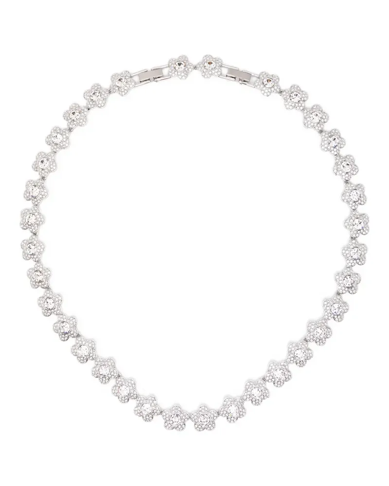 Swarovski x Ariana Grande Capsule Halskette mit Blume - Silber Silber