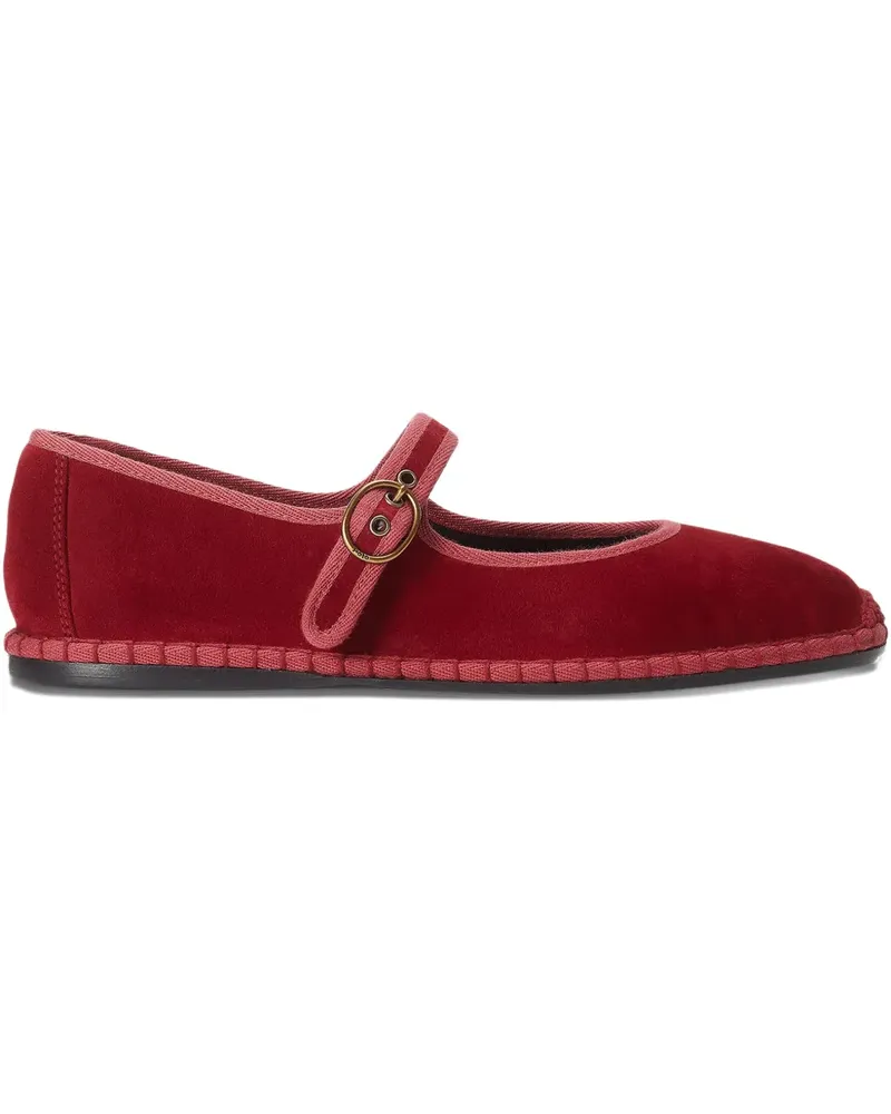 Ralph Lauren Flasche Mary Janes - Rot Rot