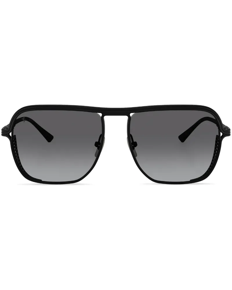 Ferrari Getönte Pilotenbrille - Schwarz Schwarz