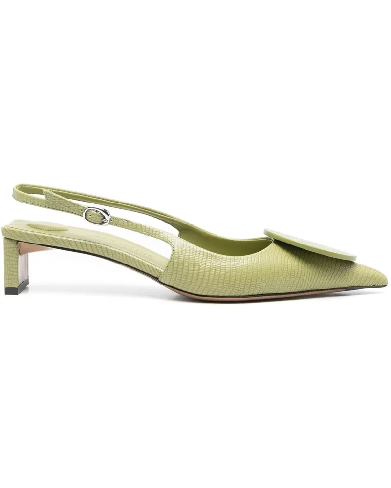 Jacquemus The Low Duelo Slingback-Pumps 40mm - Grün Grün