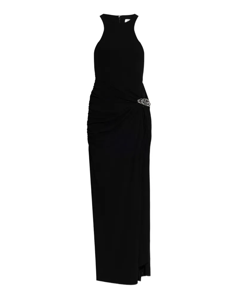 Casablanca Paris sleeveless maxi dress - Schwarz Schwarz