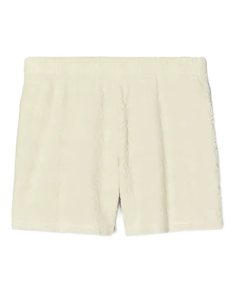 Tory Burch logo shorts - Nude Nude