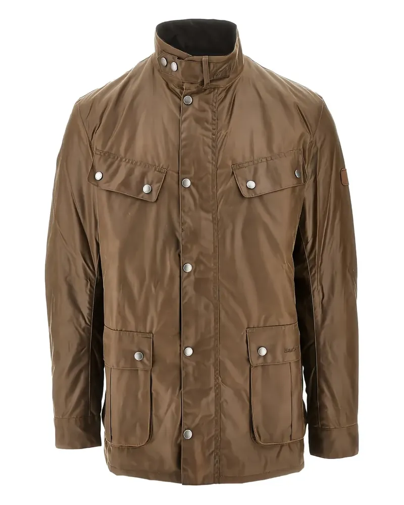 Barbour Jacke mit Druckknöpfen - Braun Braun