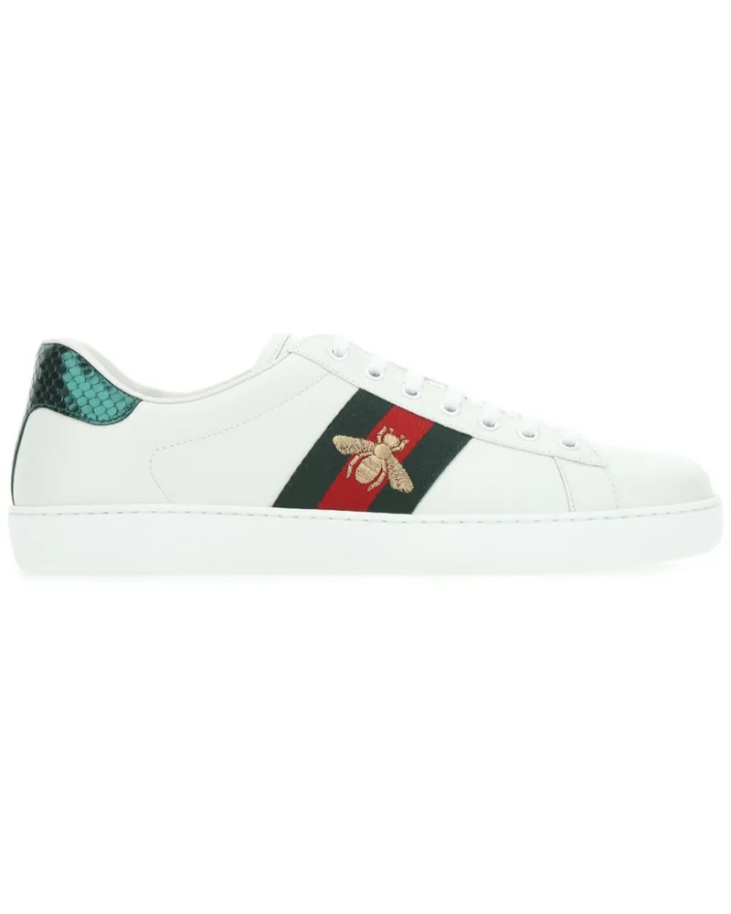 Gucci Ace Sneakers mit Webstreifen - Weiß Weiß
