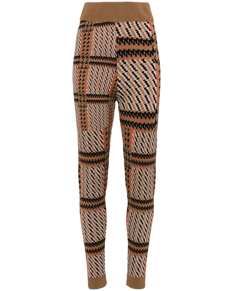 Henrik Vibskov Dusk Leggings mit hohem Bund Braun