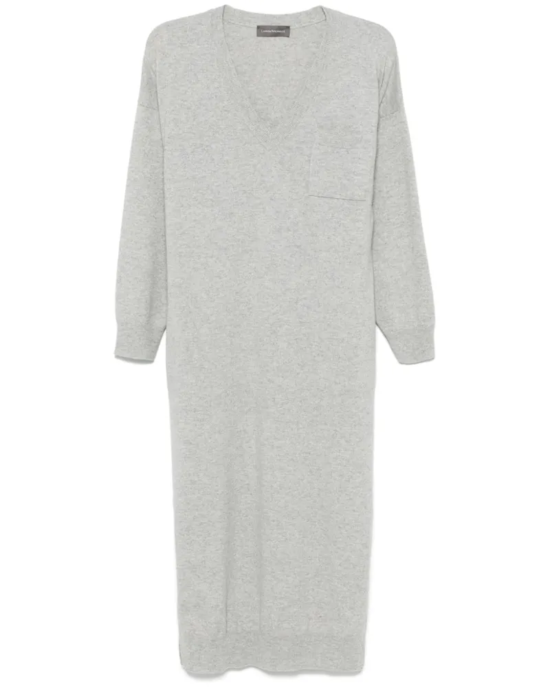 Lorena Antoniazzi Gestricktes Midikleid - Grau Grau