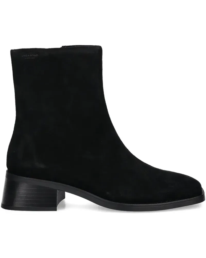 Vagabond 47mm Blanca square-toe ankle boots - Schwarz Schwarz