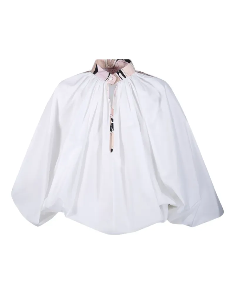 Emilio Pucci Bluse aus Baumwolle - Weiß Weiß