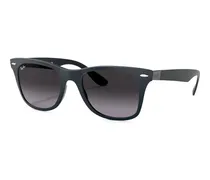 Sonnenbrille mit eckigem Gestell - Schwarz