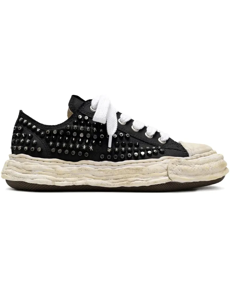 MIHARAYASUHIRO PETERSON23 Sneakers aus Canvas mit Nieten - Schwarz Schwarz