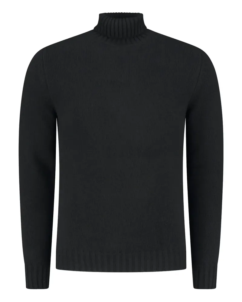 Fedeli Pullover mit Rollkragen - Schwarz Schwarz