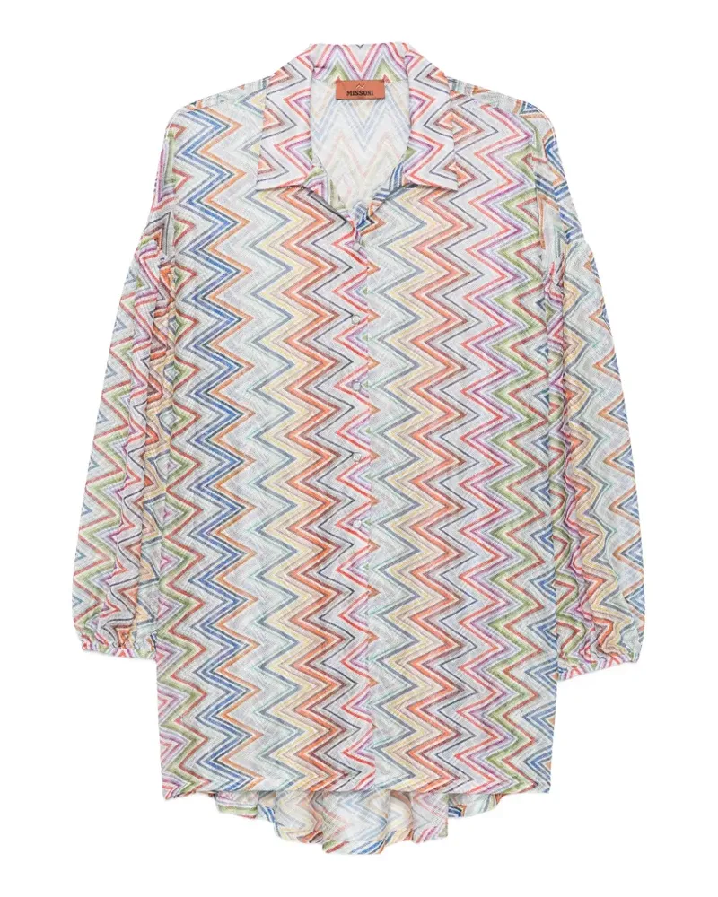 Missoni Hemd mit Zickzackmuster - Nude Nude