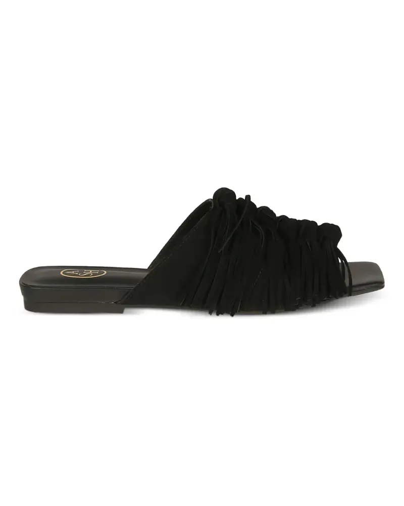 ash Brigitte fringe knotted sandals - Schwarz Schwarz
