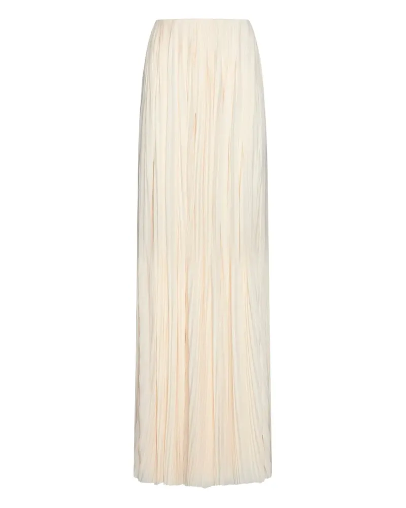 Saint Laurent Maxirock mit Falten - Nude Nude
