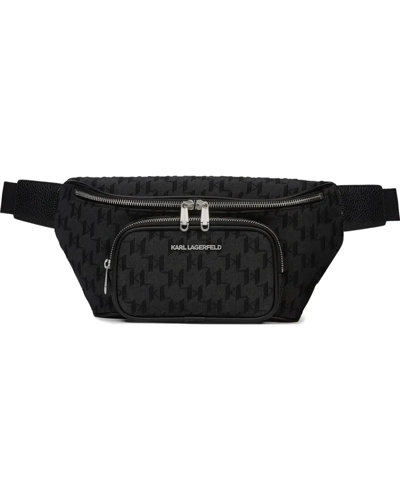 Karl Lagerfeld K/Monogram belt bag - Schwarz Schwarz