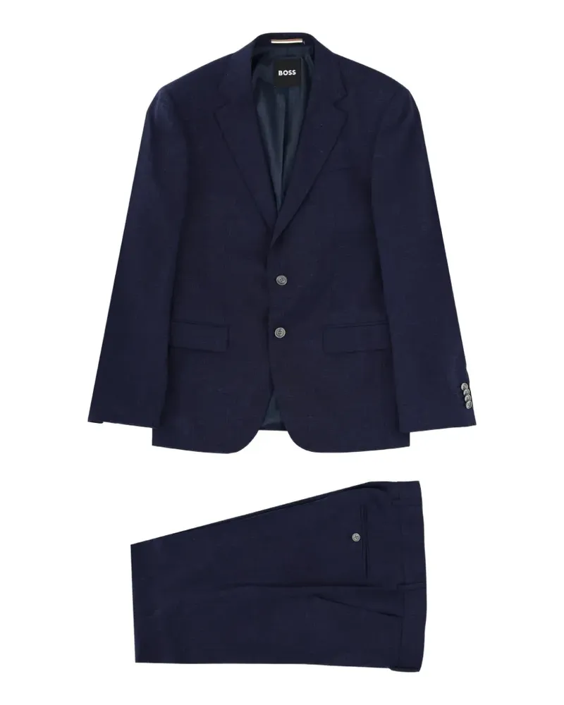 HUGO BOSS button two-piece suit - Blau Blau
