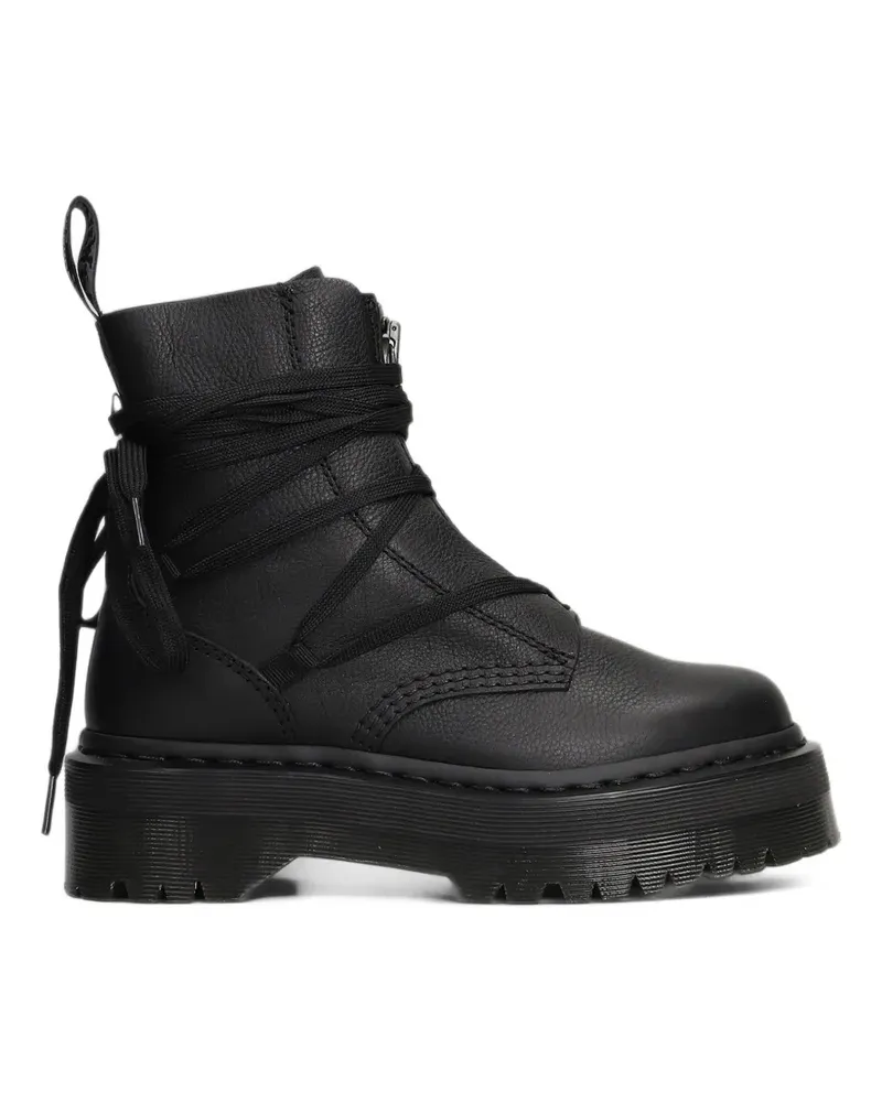 Dr.Martens Jarrick Combat lace-up zip-fastening ankle boots - Schwarz Schwarz