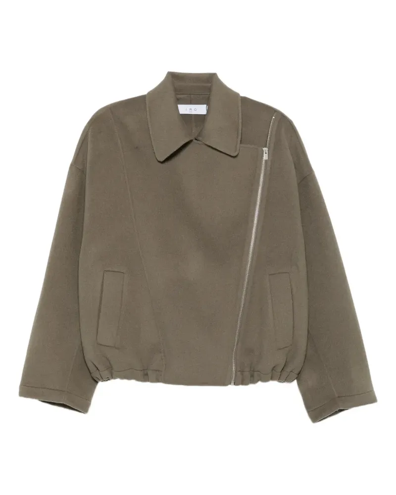 IRO asymmetric-zip jacket - Grün Grün