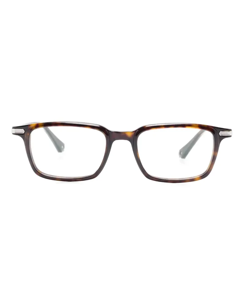 Cartier Brille mit eckigem Gestell - Braun Braun