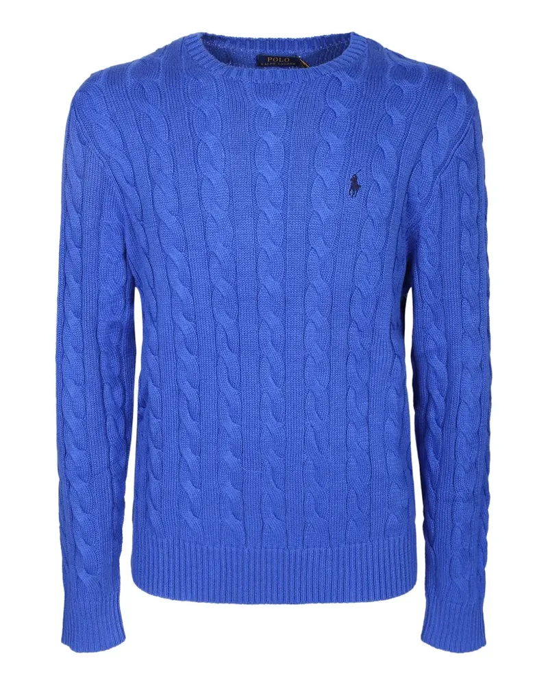 Ralph Lauren Pullover mit Zopfmuster - Blau Blau
