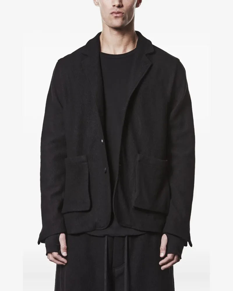 THOM KROM Jacke mit aufgesetzten Taschen - Schwarz Schwarz