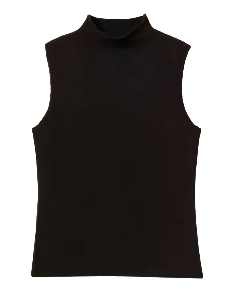 Twin-Set high-neck sleeveless top - Schwarz Schwarz