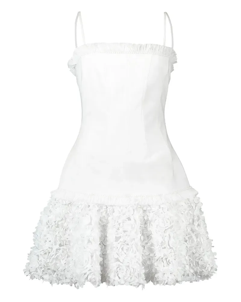 Alexis Amrisa ruffled mini dress - Weiß Weiß