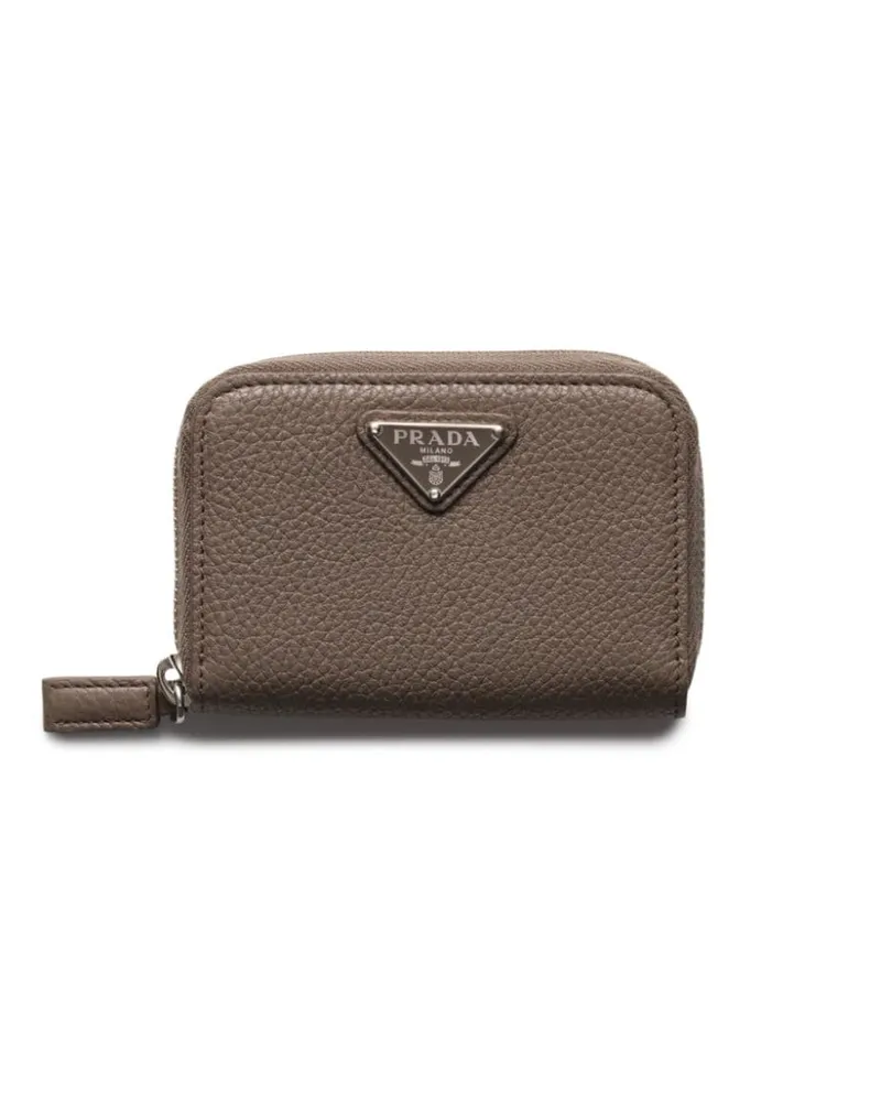 Prada Klassisches Portemonnaie - Grau Grau