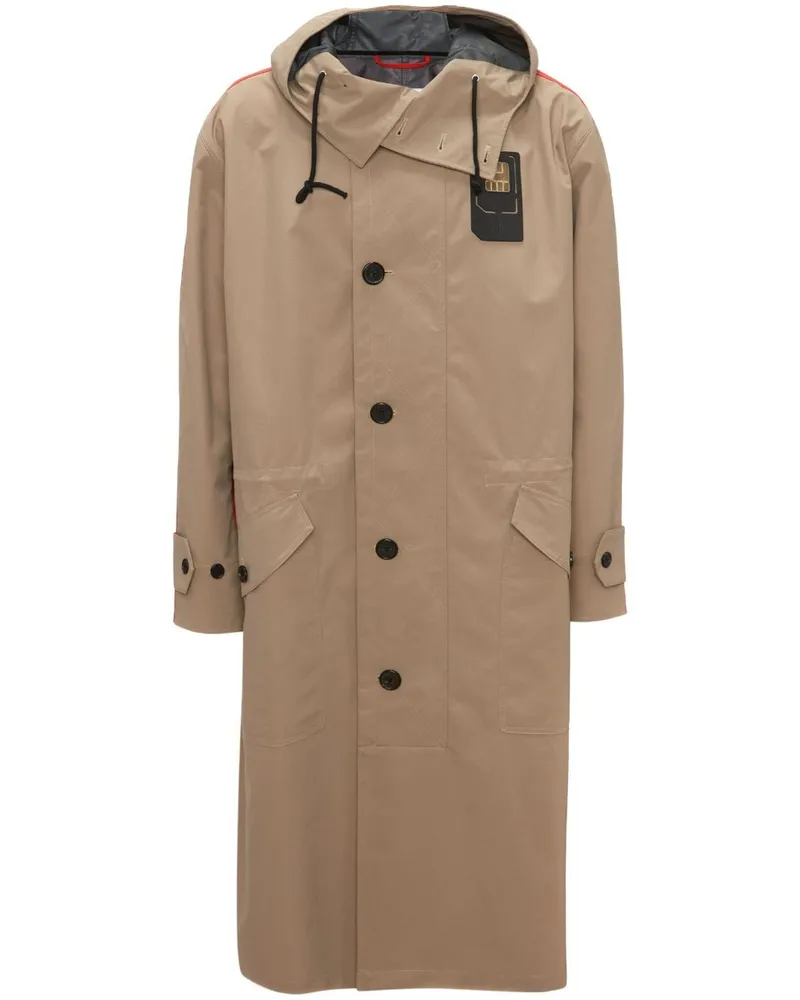 J.W.Anderson Kapuzenparka in Colour-Block-Optik - Nude Nude