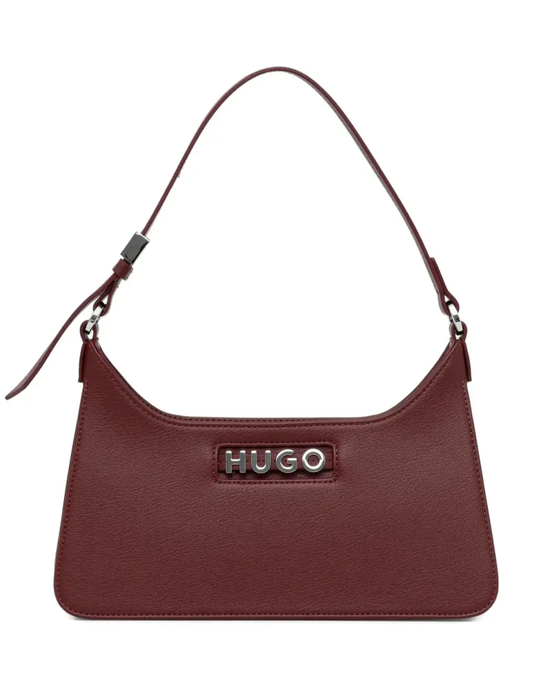 HUGO BOSS logo-plaque shoulder bag - Rot Rot