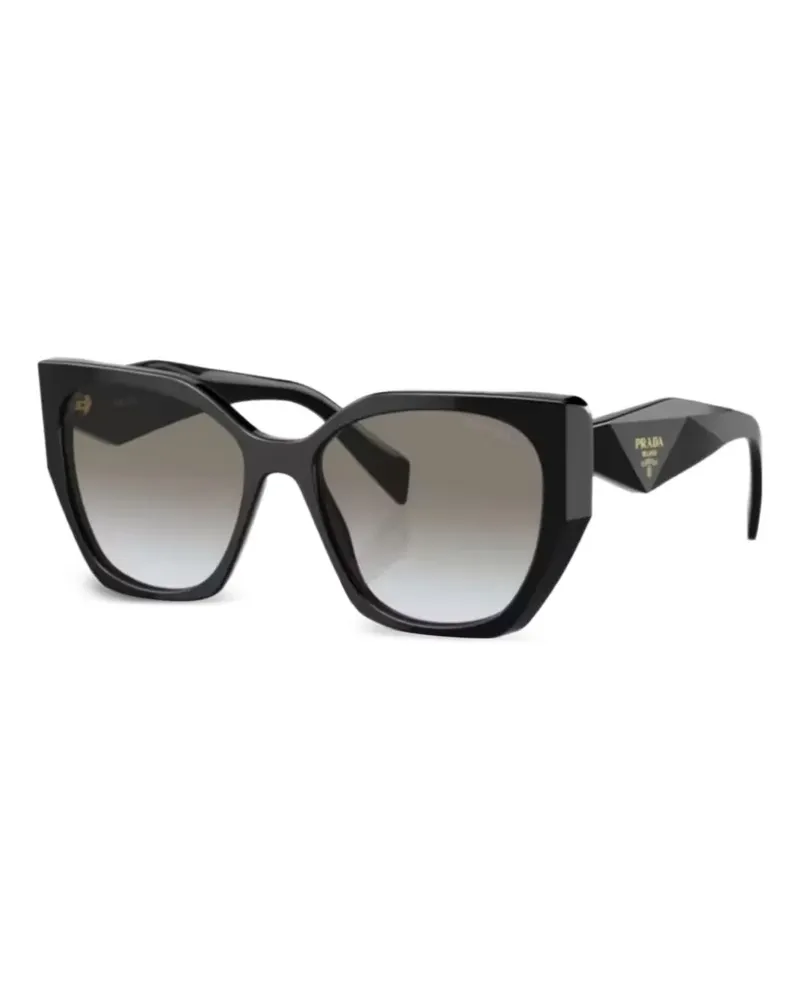 Prada Sonnenbrille mit Cat-Eye-Gestell - Schwarz Schwarz