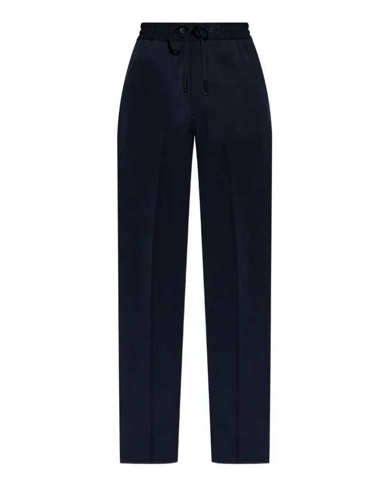 Iceberg drawstring checked trousers - Blau Blau