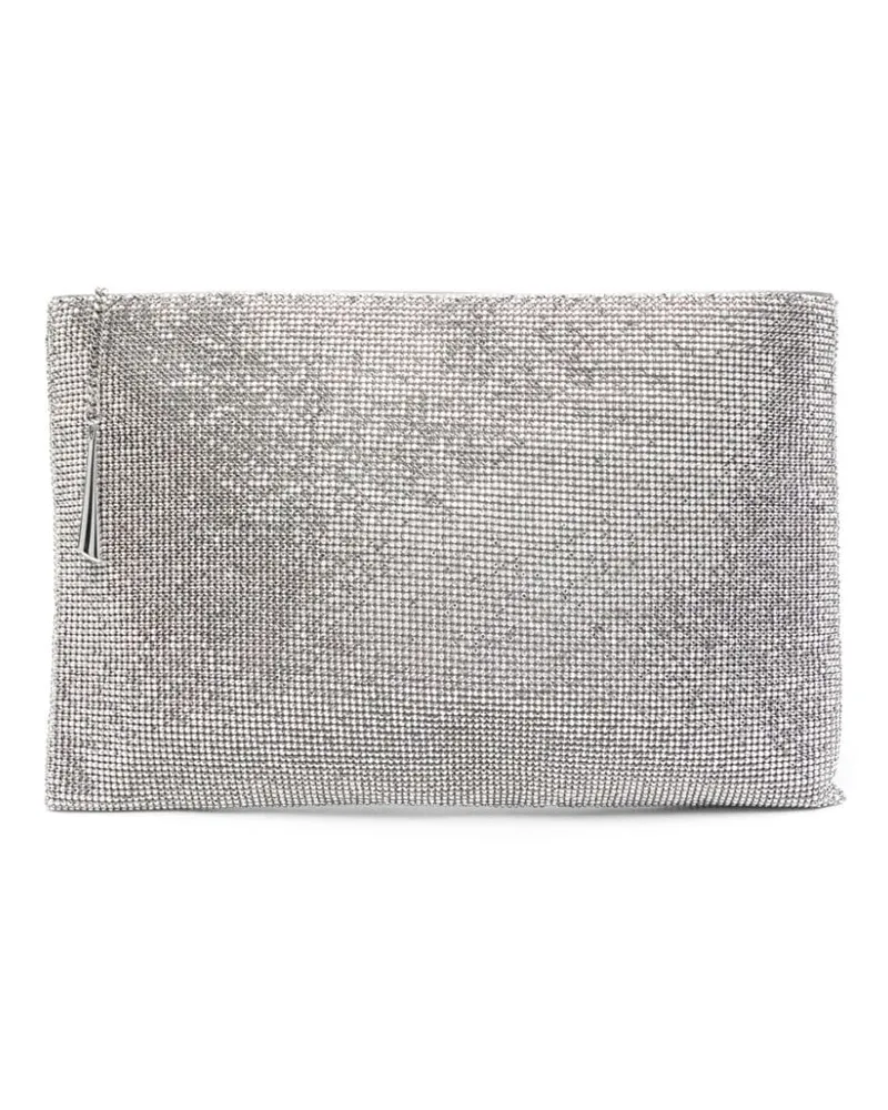 Benedetta Bruzziches La Luisa Clutch mit Strass Silber