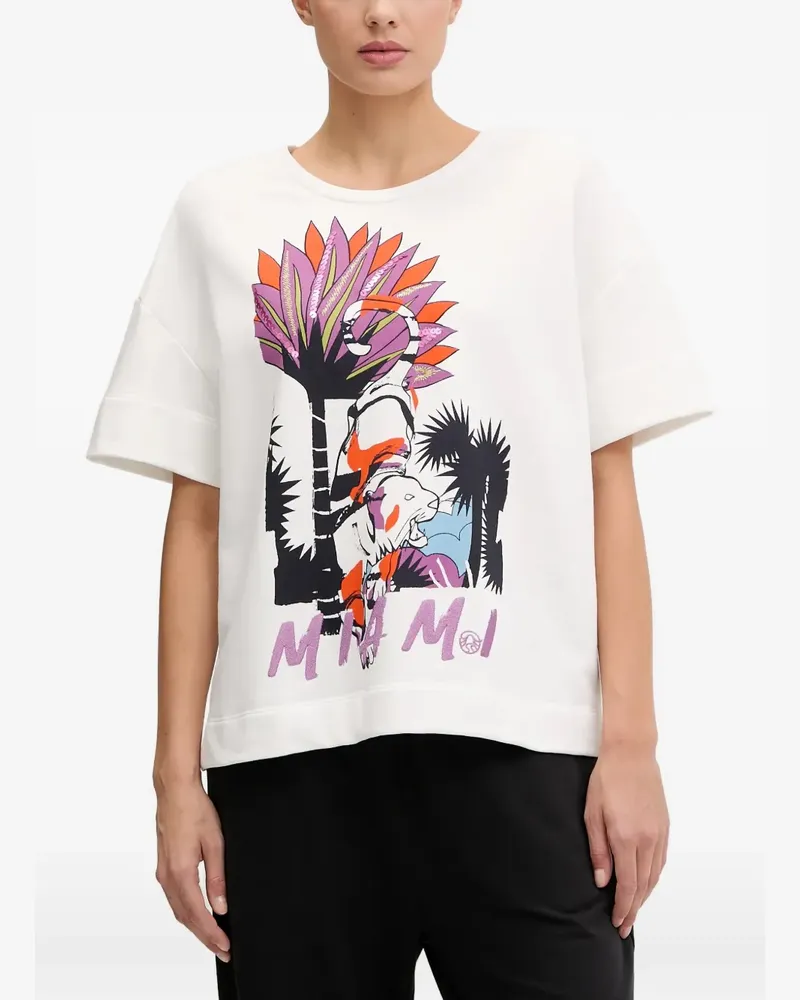 Sportalm graphic-print sequin-embellished sweatshirt - Weiß Weiß