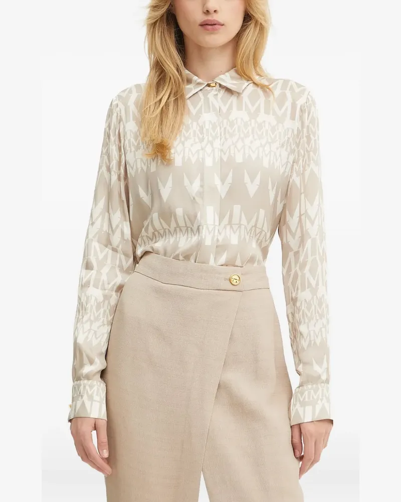 Guess Gemustertes Hemd - Nude Nude