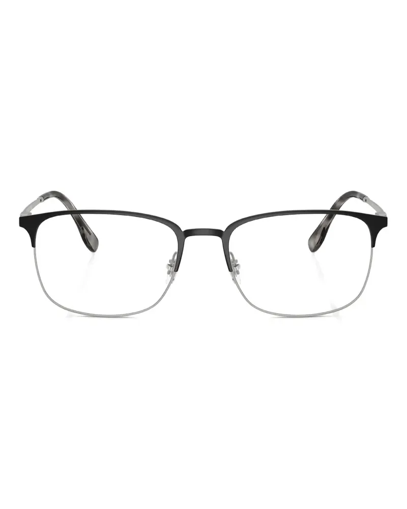 Ray Ban Sonnenbrille mit Brauensteg - Schwarz Schwarz
