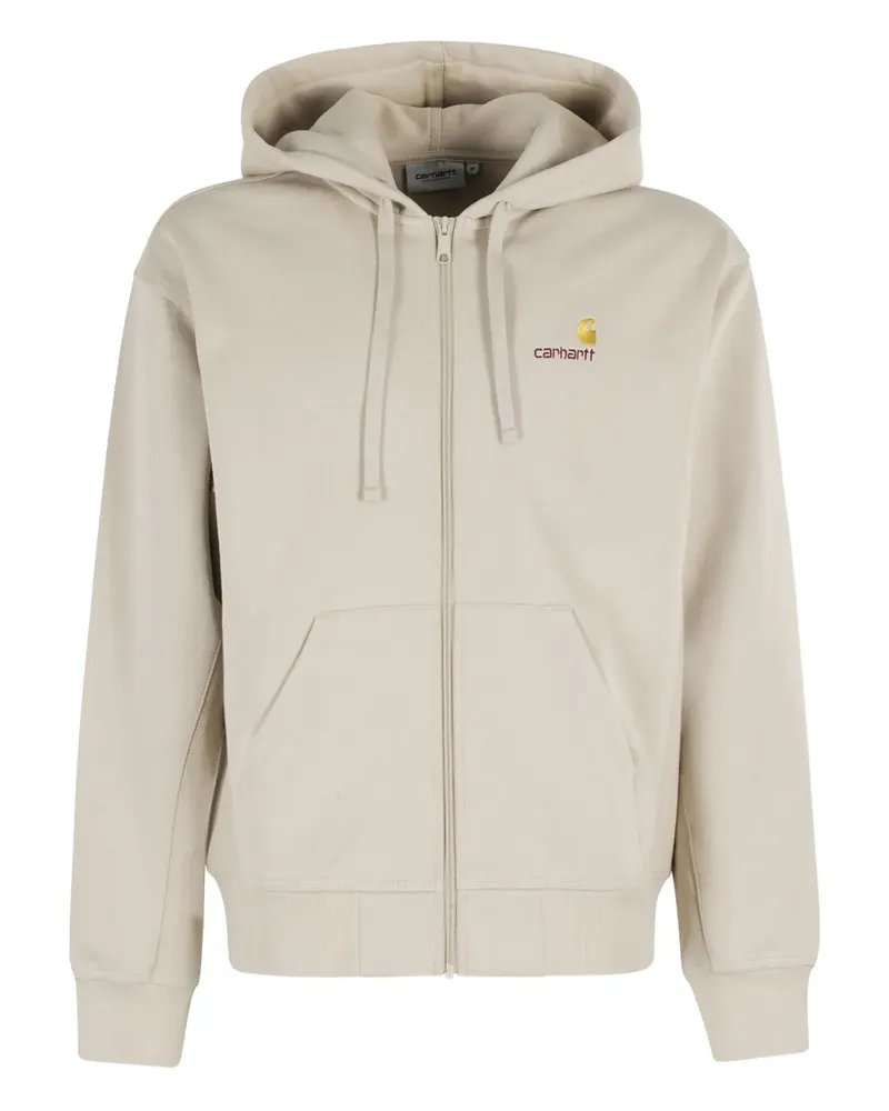 Carhartt WIP Hoodie mit Logo-Stickerei - Nude Nude