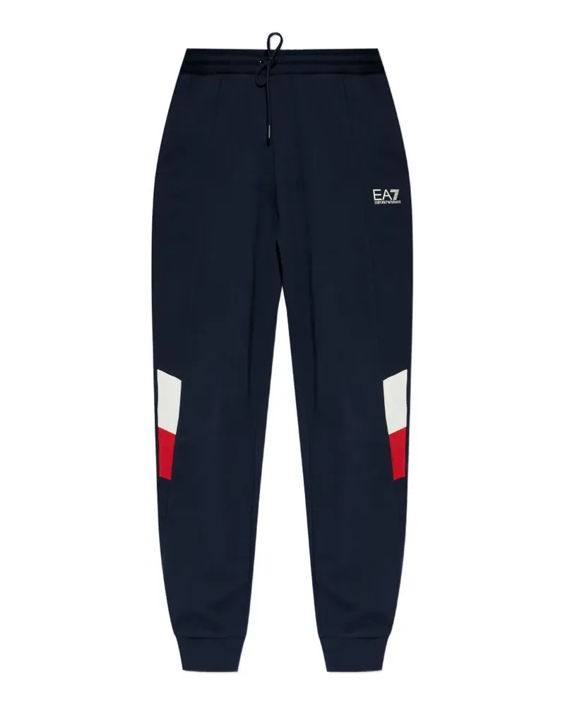 EA7 logo track pants - Blau Blau