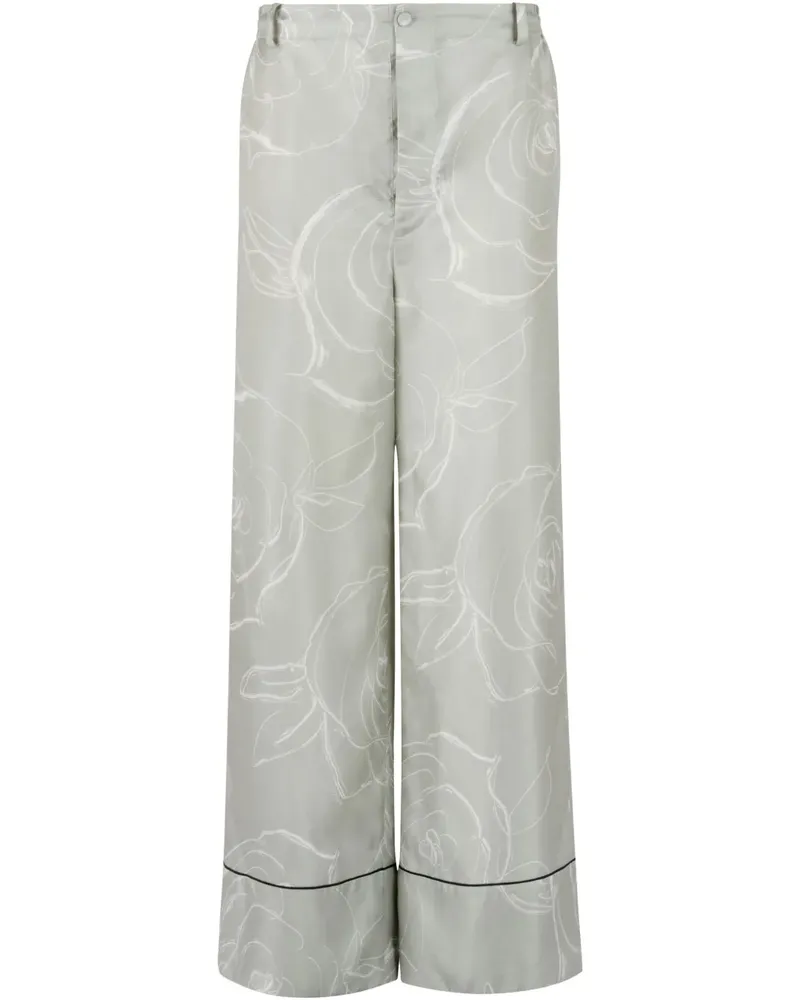 Marni Hose mit Print - Grün Grün