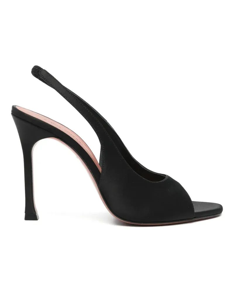 Amina Muaddi Alexa Sandalen - Schwarz Schwarz