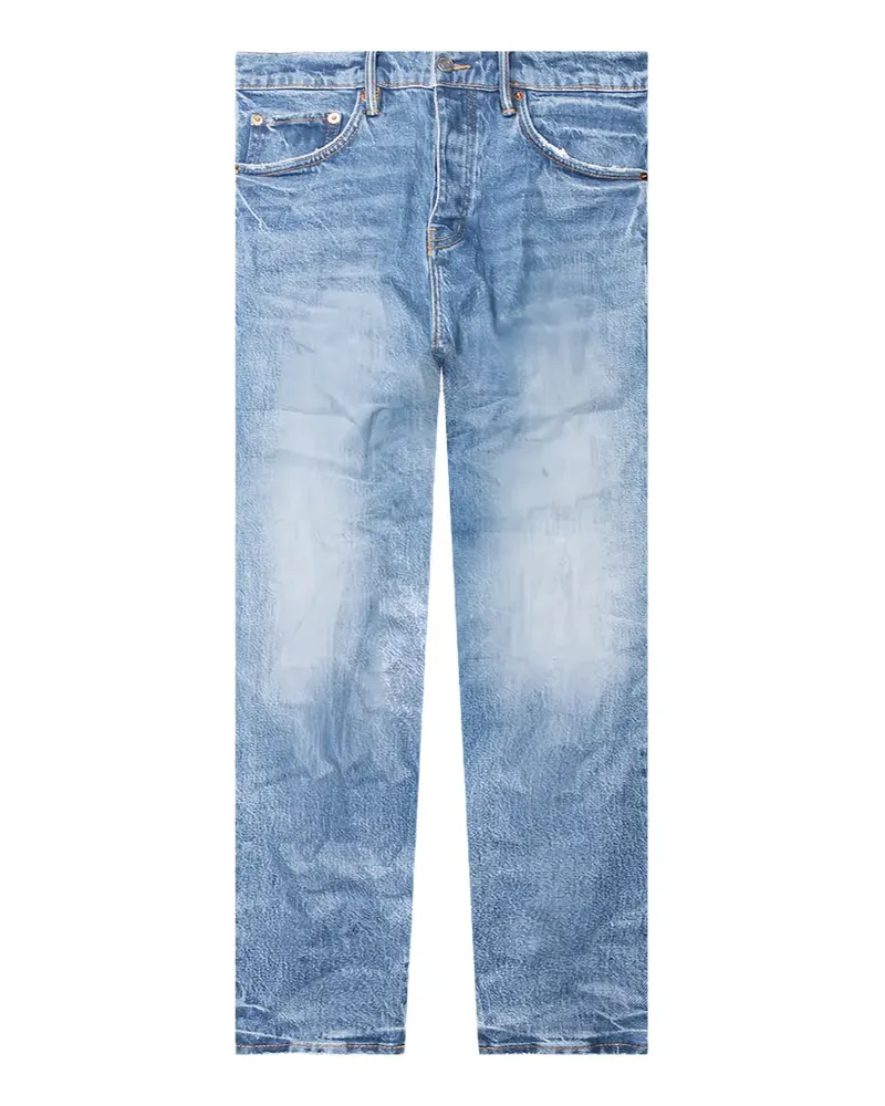 PURPLE BRAND Jeans im Distressed-Look - Blau Blau