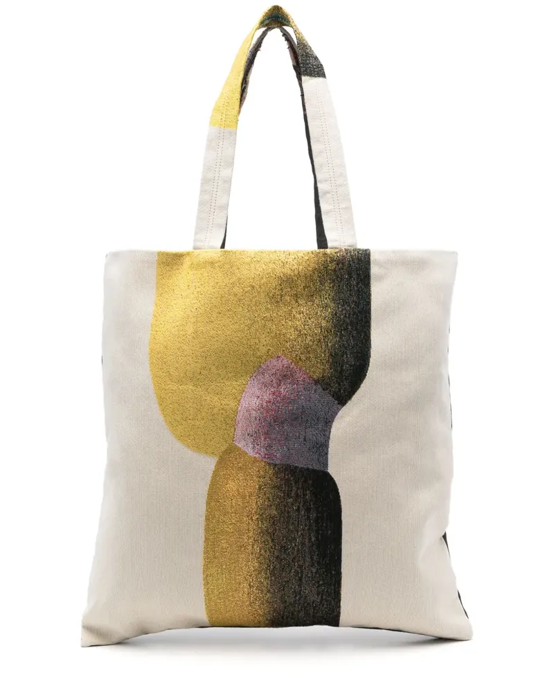 Issey Miyake RB Stylo-Bille Gobelin Tote Bag - Gelb Gelb