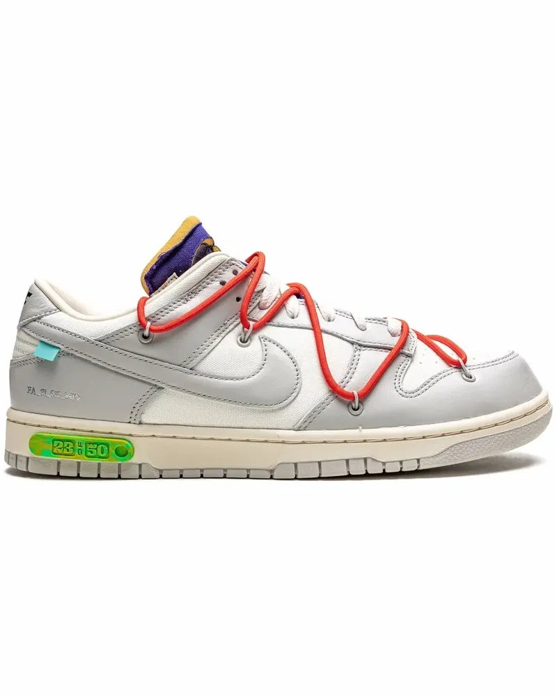 Nike x Off-White Dunk Low Sneakers - Grau Grau