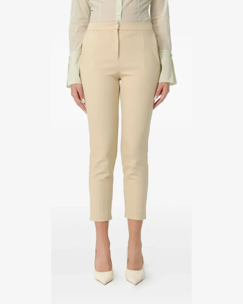 Patrizia Pepe Hose mit Applikation - Nude Nude